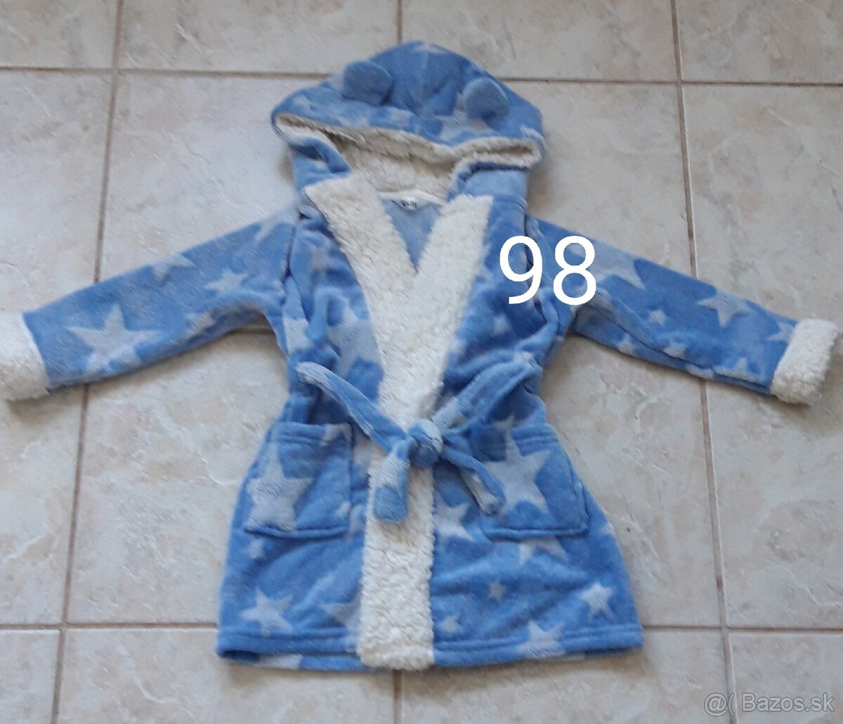 Teplúčke župany dievčensky98/104+92+98 chlapčenské - 3