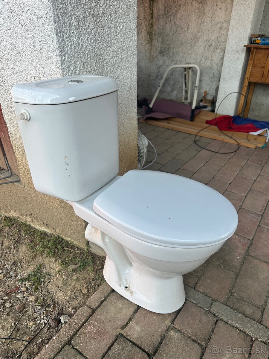 Predám biele kombi WC - 3