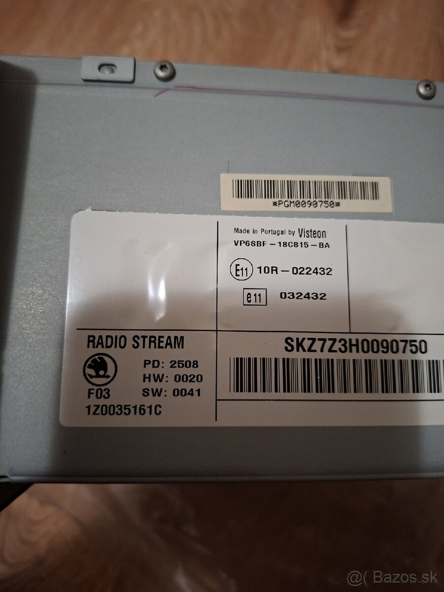 Autorádio škoda - 3