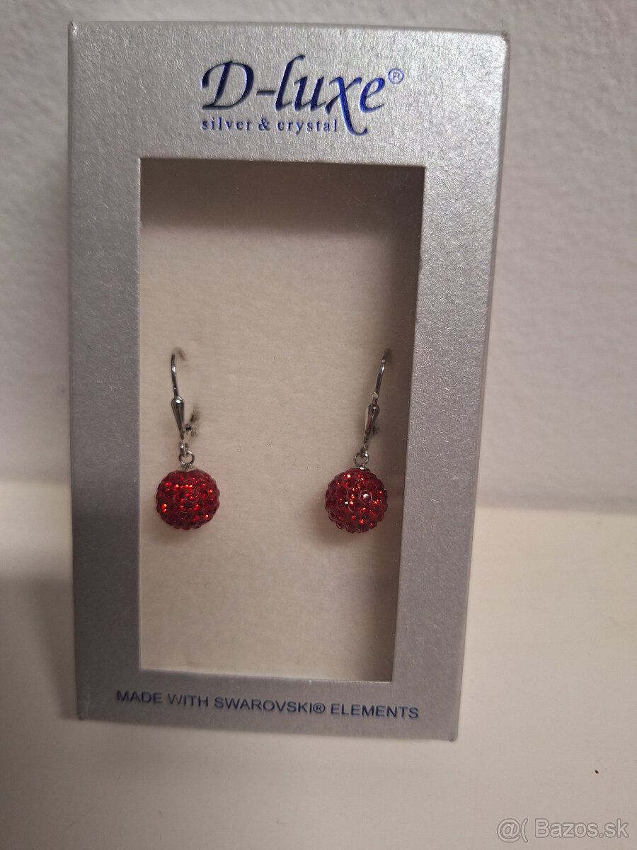 Swarovski náušnice v striebre - 3