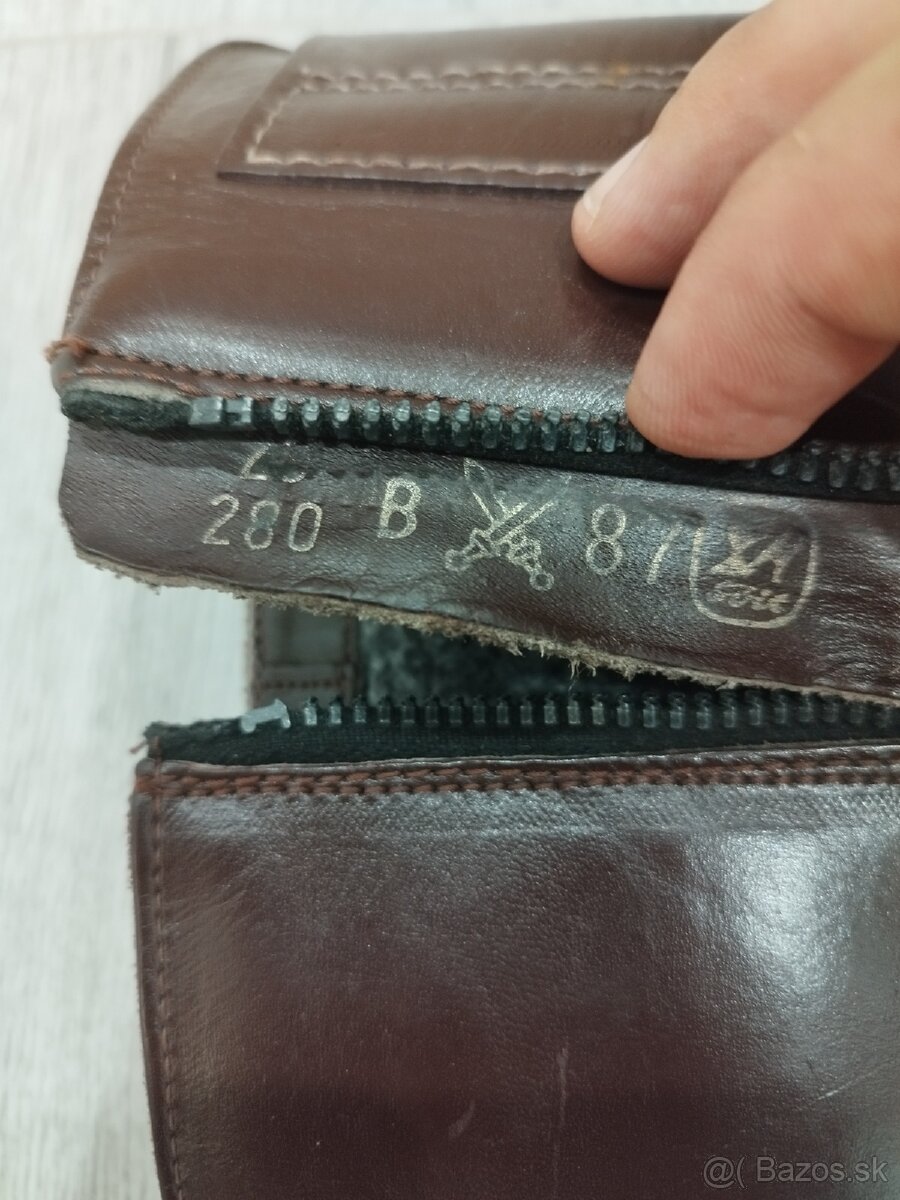 Vojenské dôstojnícke čižmy ČSĽA 43jky - 3