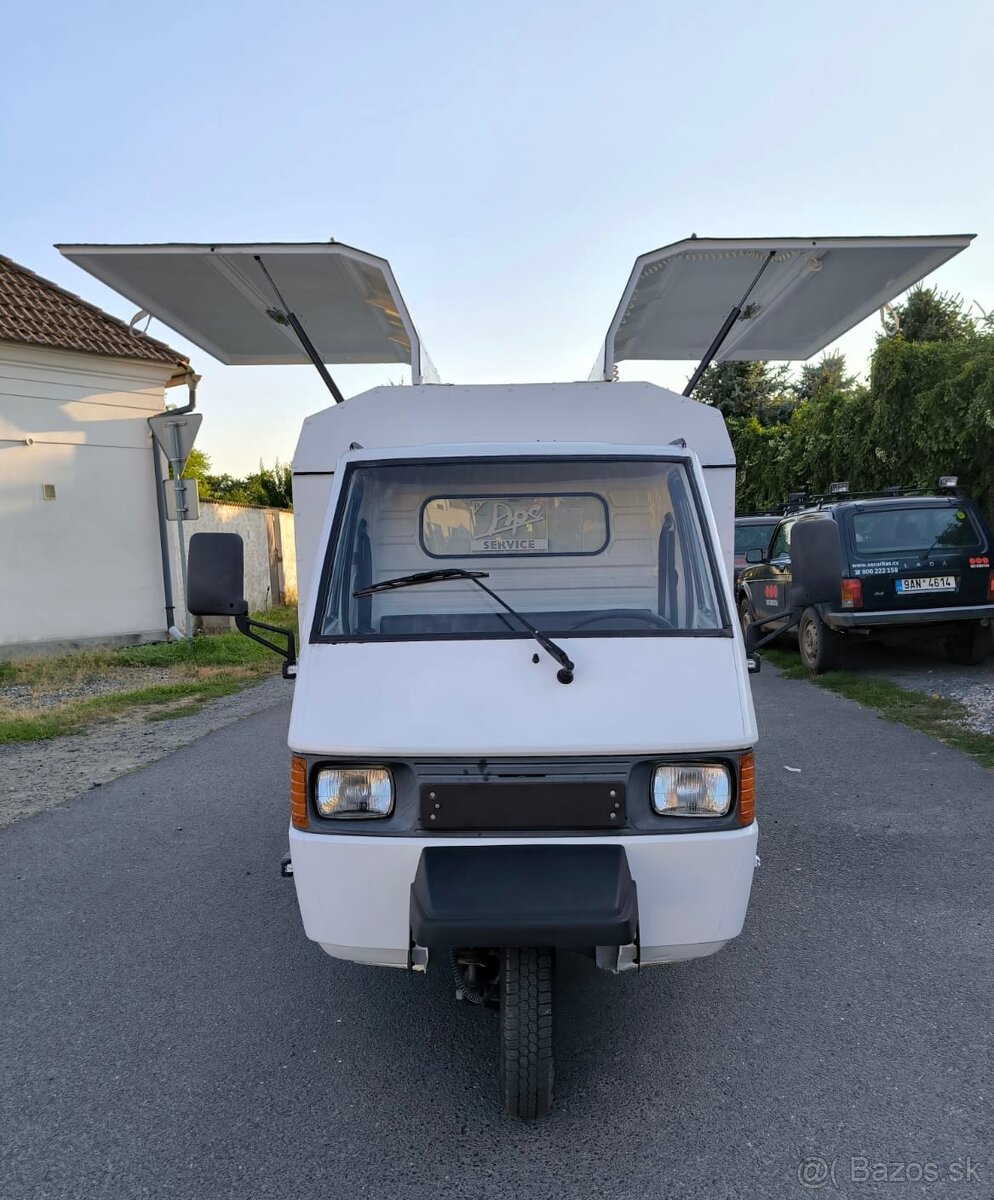 Piaggio ape Tm 200 pojazdný stánok prosseco káva - 3