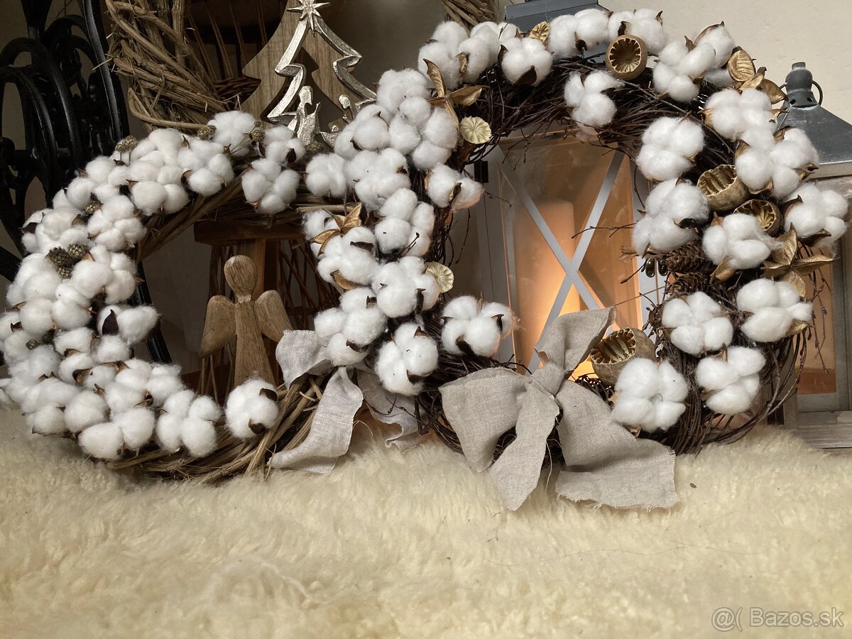 Vianočný veniec -Jednoduchá nádhera - 3