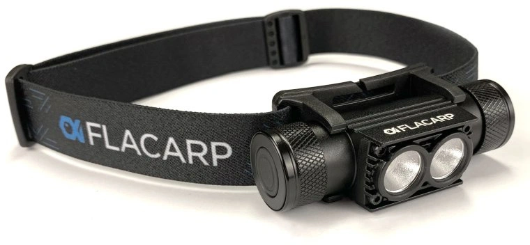 Vodotesná Nabíjacia Čelovka Flacarp HL3UV Biela + UV LED HL - 3