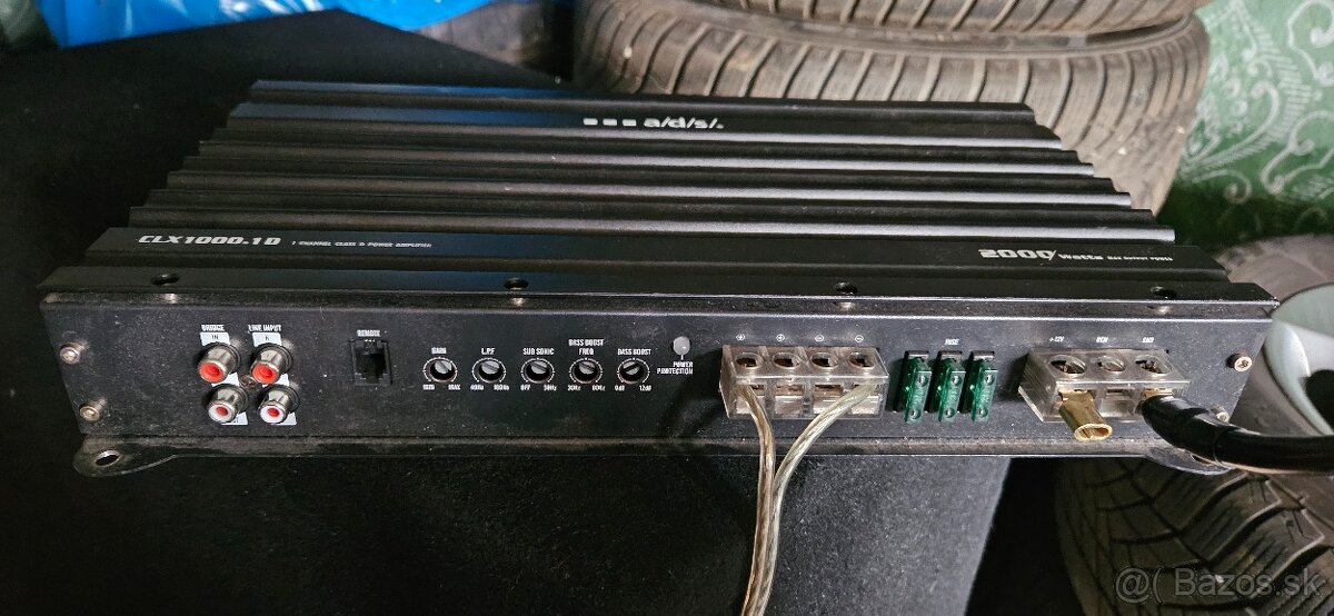 Subwoofer + zosilňovač + kapacitor - 3