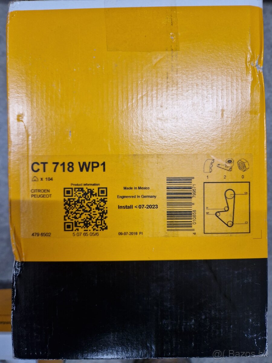 Rozvodova sada Citroen, Peugeot 1.1, 1.0 - 3