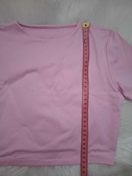 Ružové tričko / crop top - 3