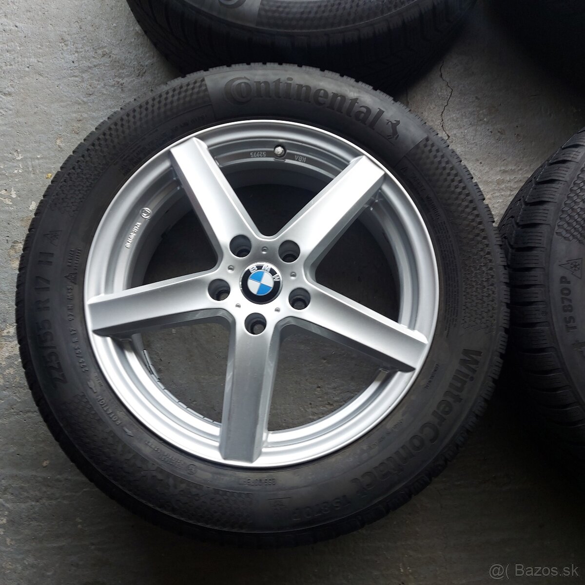 Zimná sada elektrónov na BMW X1 R17 5x112 so senzormi tlaku - 3