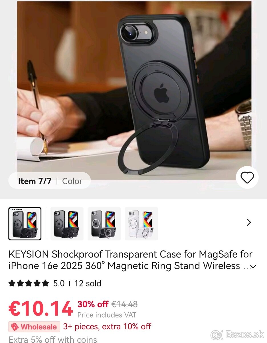 Iphone16e Kryt + sklo - 3