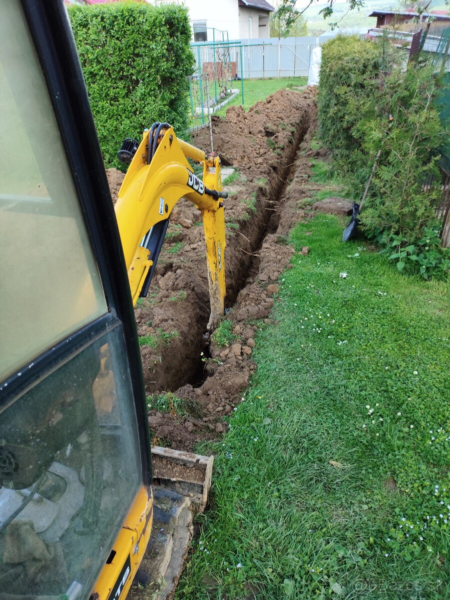 Zemné a Výkopové práce minibagrom - 3