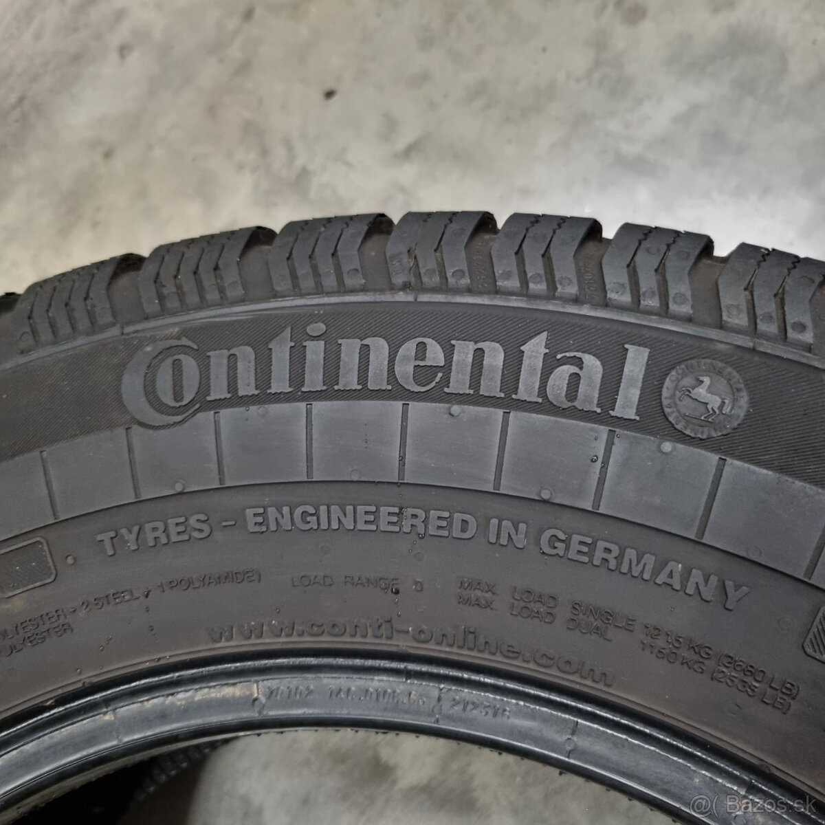 Letné dodávkové pneumatiky 235/65 R16C CONTINENTAL - 3