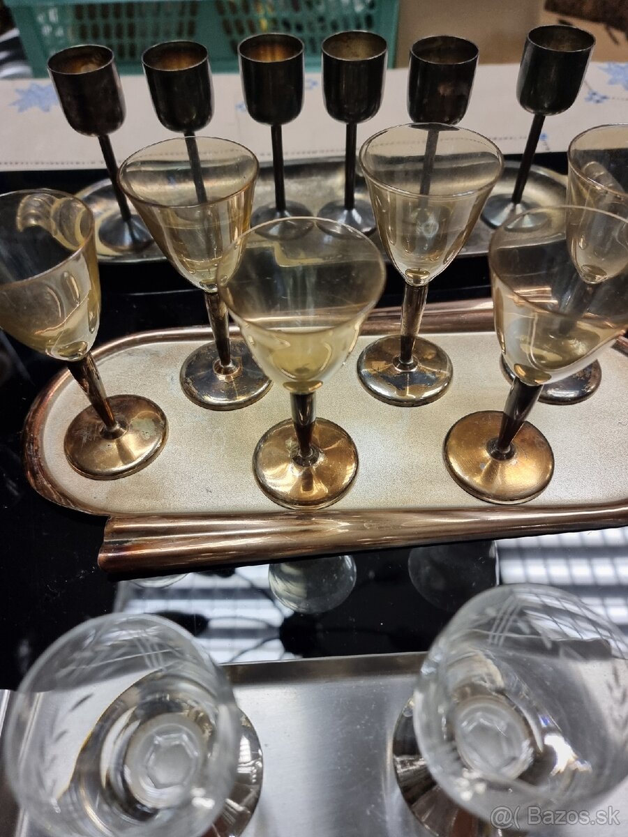 Predám retro zostavy alpaka + sklo - 3