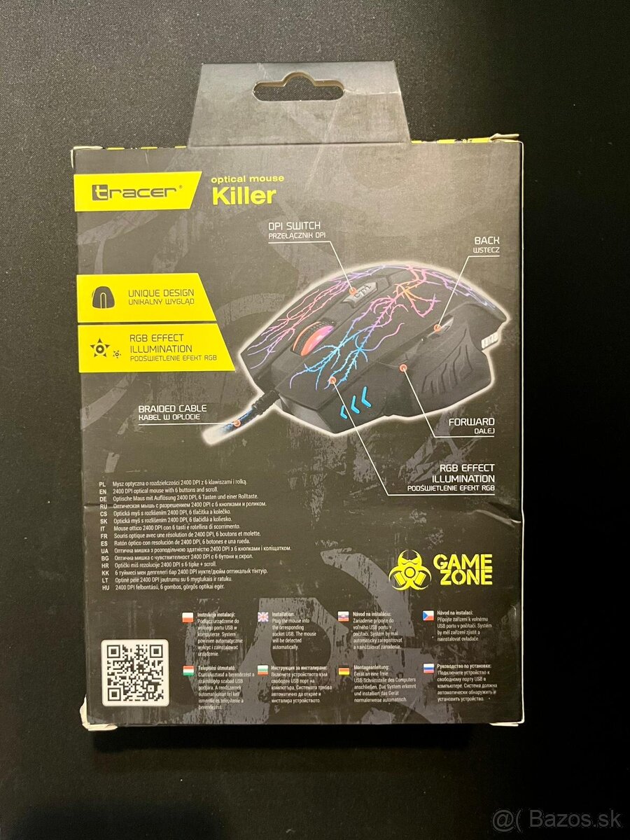 Herná myš - TRACER BATTLE HEROES Killer - 3