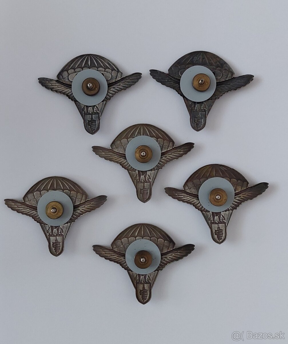 Predám set odznakov výsadkára SR - para, armáda, vojsko - 3