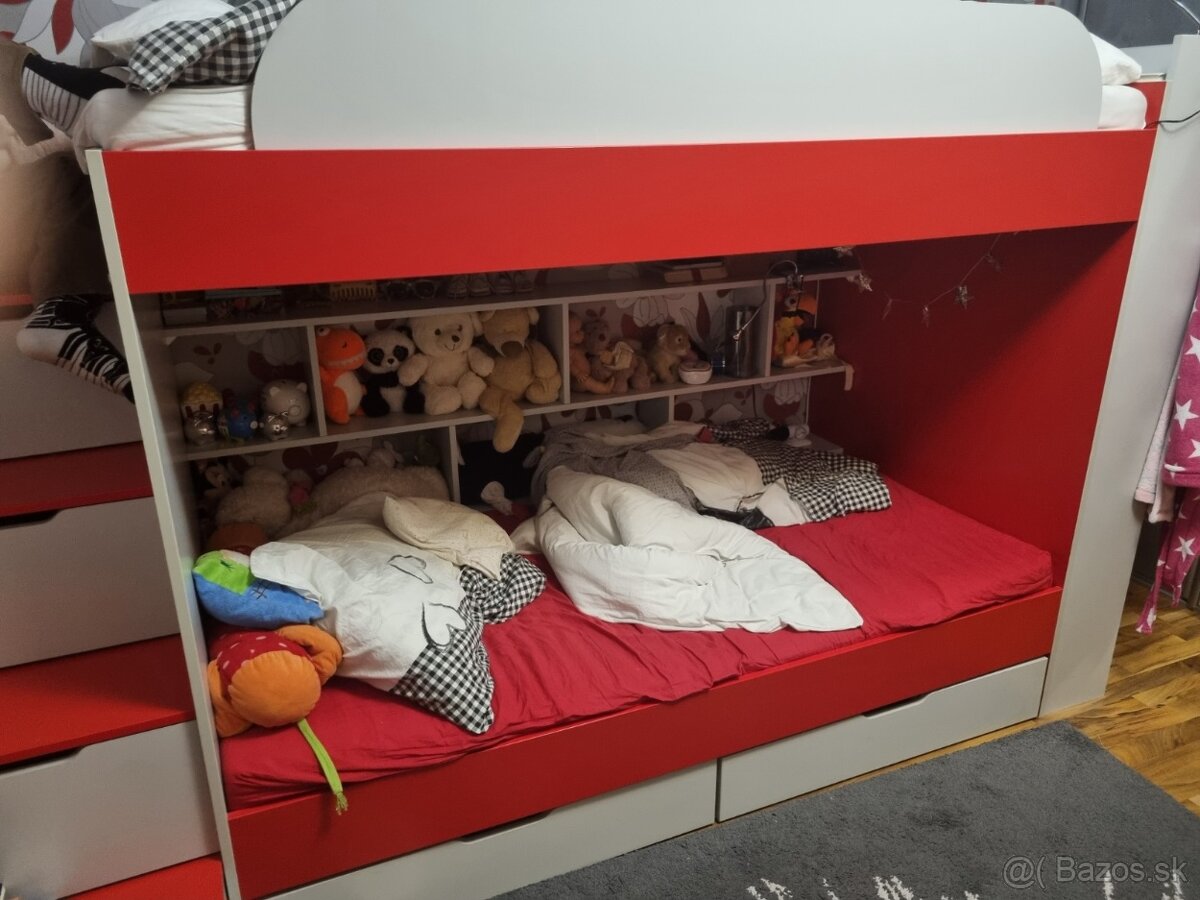 Poschodová postel od stolara - 3