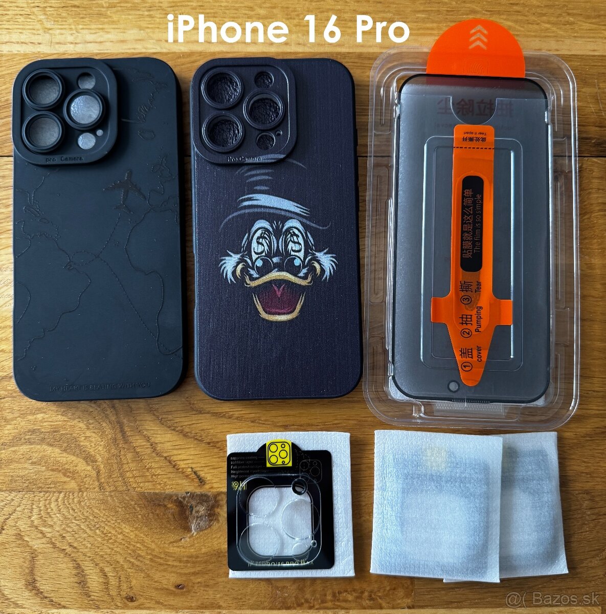 iPhone 15 Pro a 16 Pro puzdro, ochranne sklo, case - 3