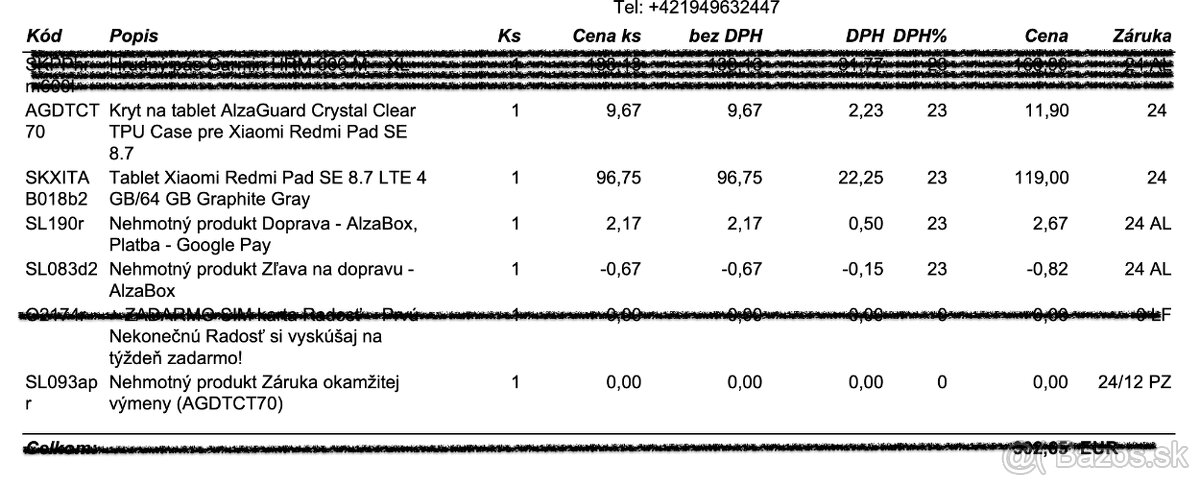 Xiaomi Redmi Pad SE 8.7 LTE + kvalitné puzdro - 3