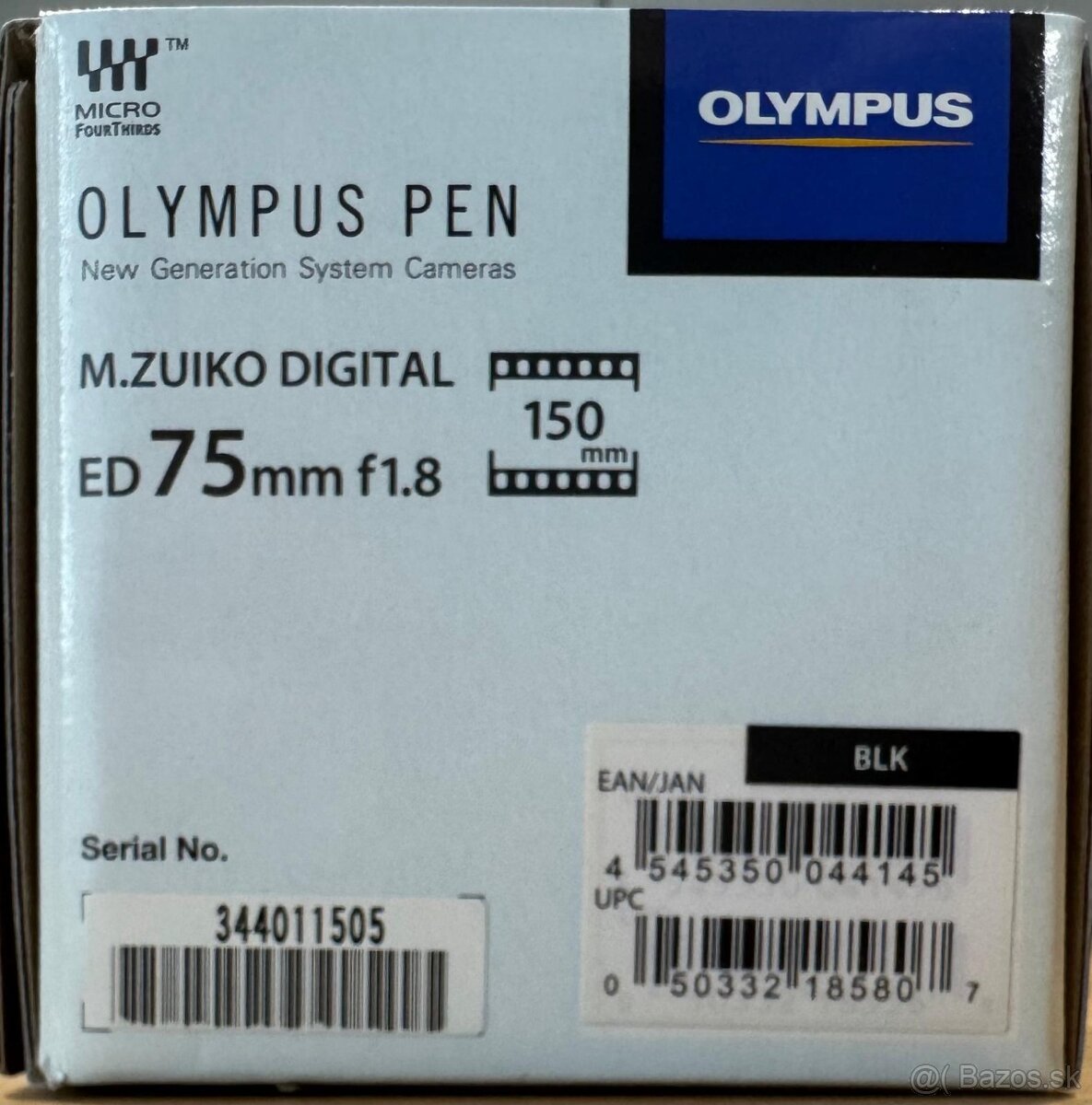 Predám Olympus / OM System M.Zuiko Digital ED 75 mm f/1.8 - 3