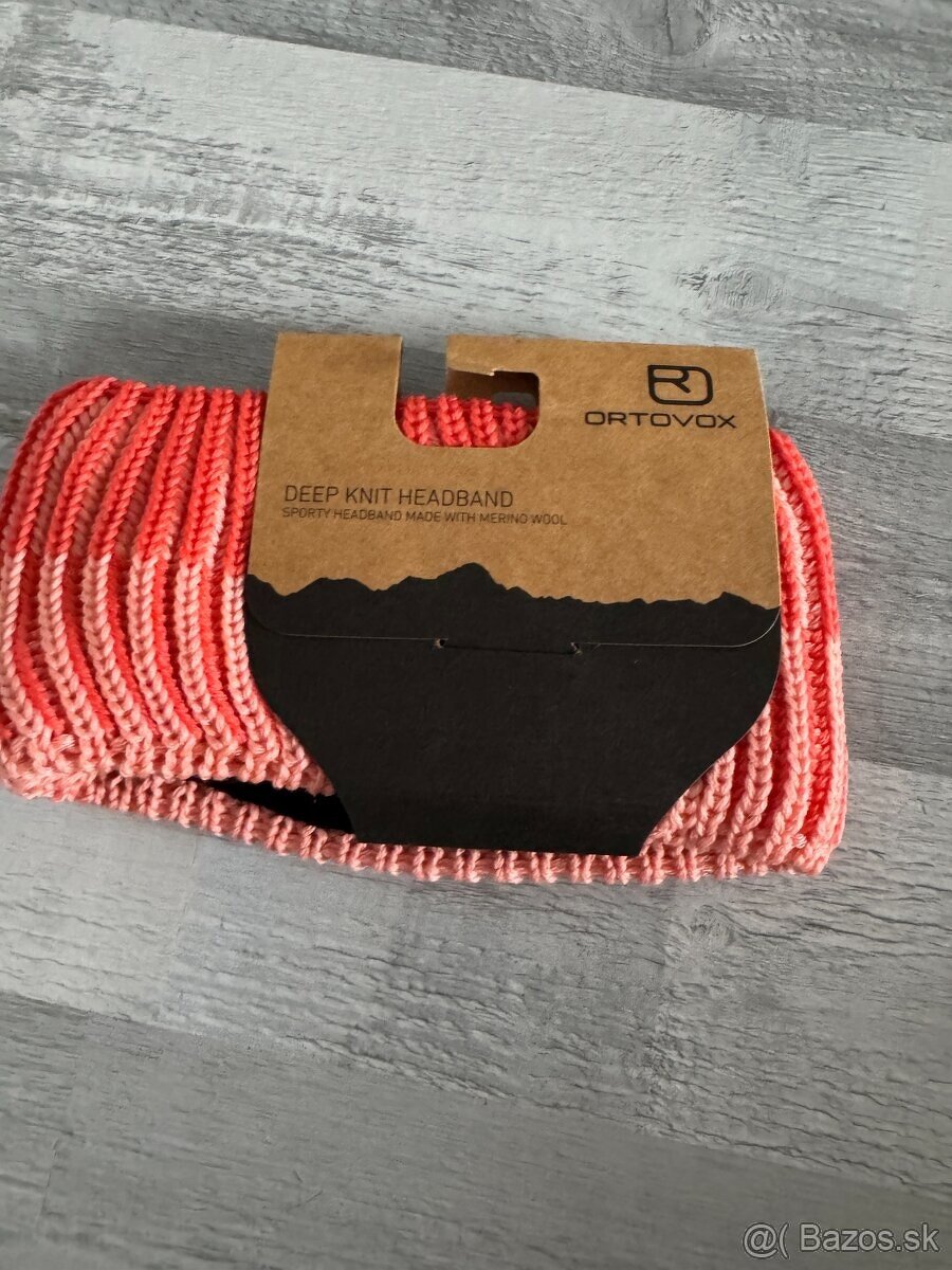 NOVÁ Ortovox Deep Knit merino čelenka NOVÁ - 3