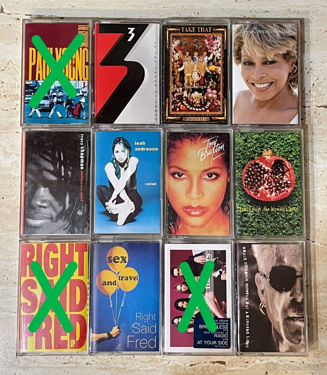 MC originál kazety - Pop, Rock - 3