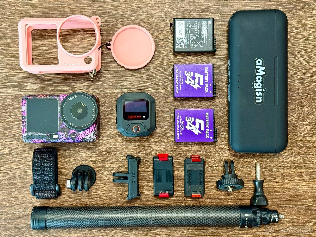 DJI Osmo action 6 + prislusenstvo, 100% stav - 3