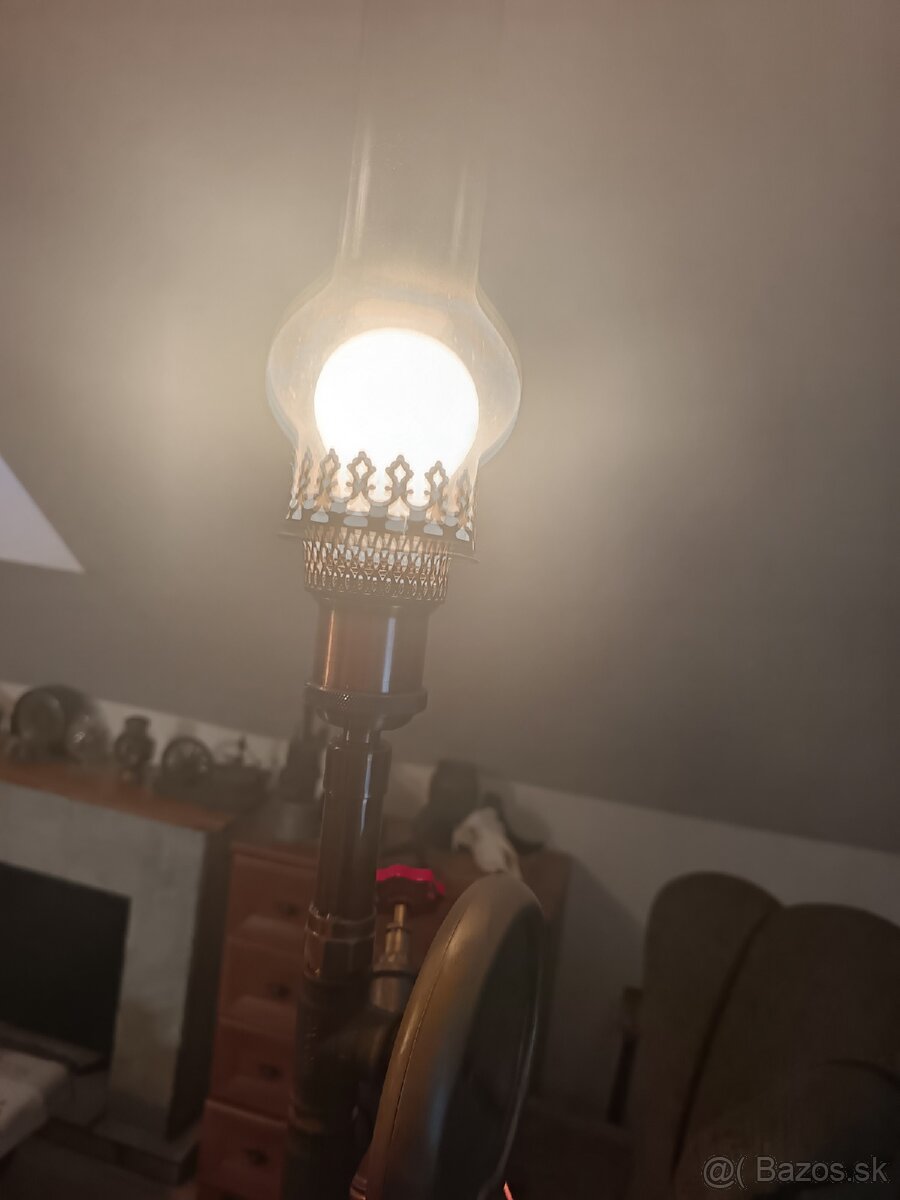Stojanová lampa steampunk - 3