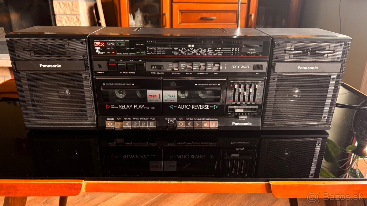 Rádiomagnetofón Panasonic RX-CW43 z Tuzexu - 3