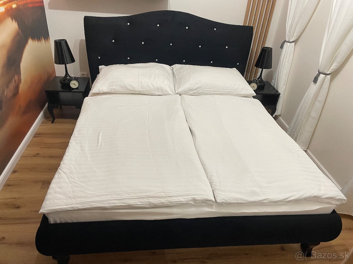 Predam calunenu manzelsku postel 160x200 Swarovski - 3