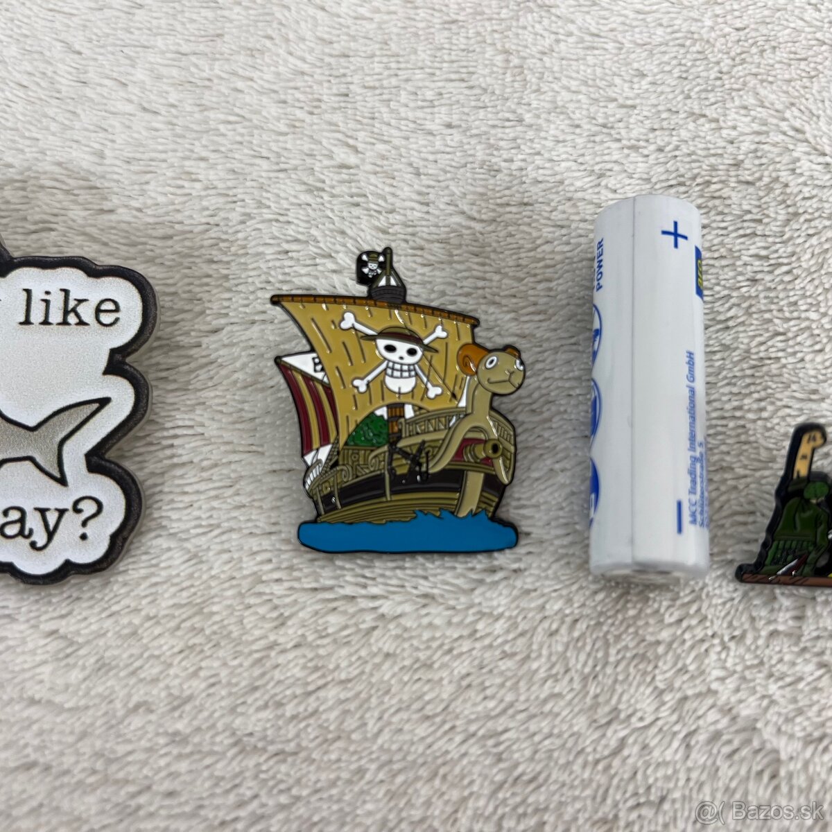 Anime One piece pripináčiki. Going marry, Luffy, žralok - 3