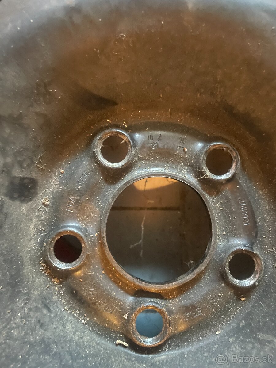 Predám originál Volkswagen plechové disky R14 - 3