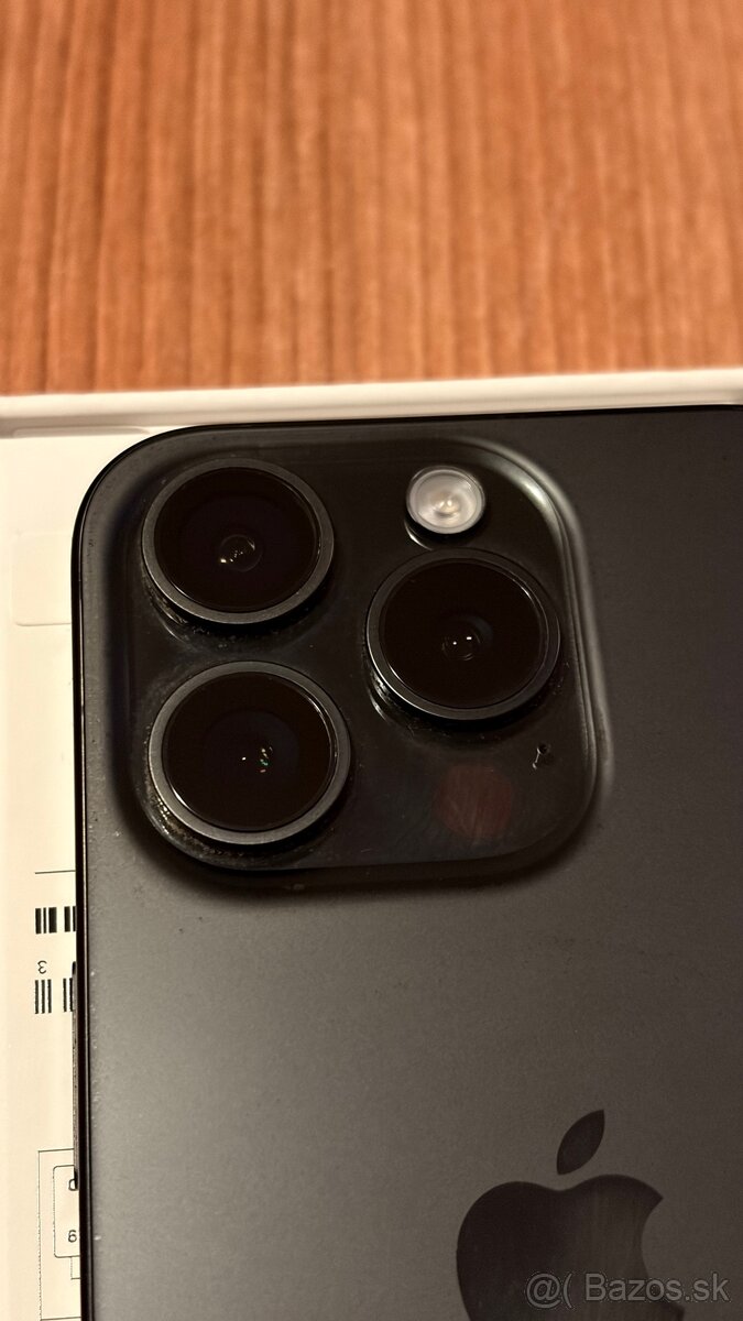 iPhone 15 pro 128gb black titanium v top stav stave - 3