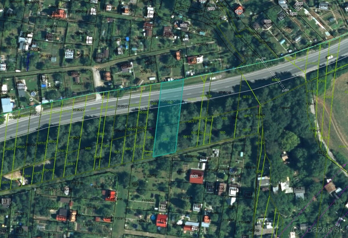 Prievidza – 986 m2 ORNÁ PÔDA - PREDAJ - 3