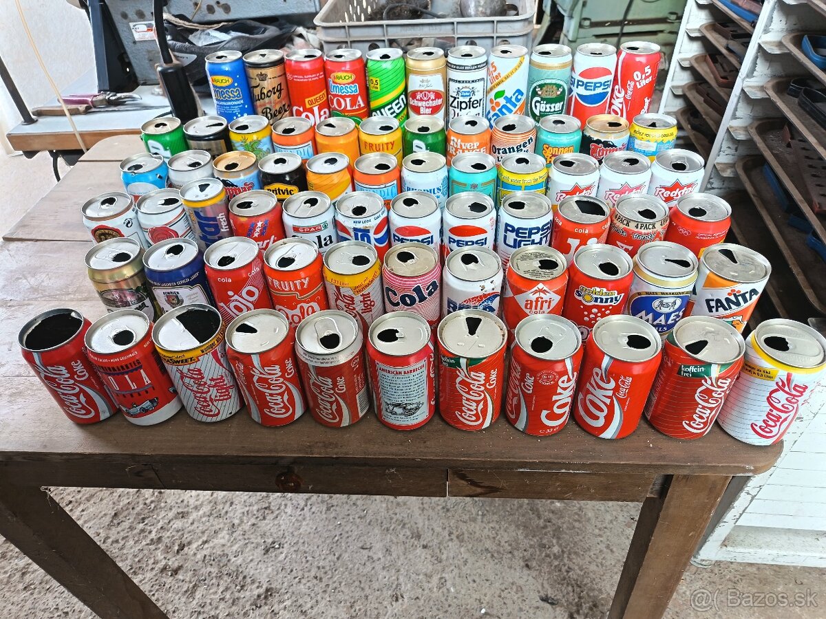 Staré zberateľské plechovky. - 3