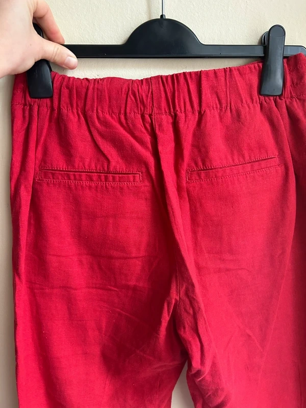 Dámske ľanové nohavice Mango - 3