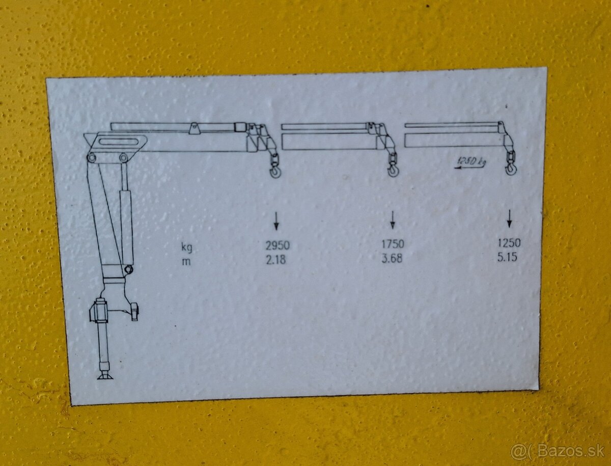Predám hydraulickú ruku ESSEL 70 BT - 3