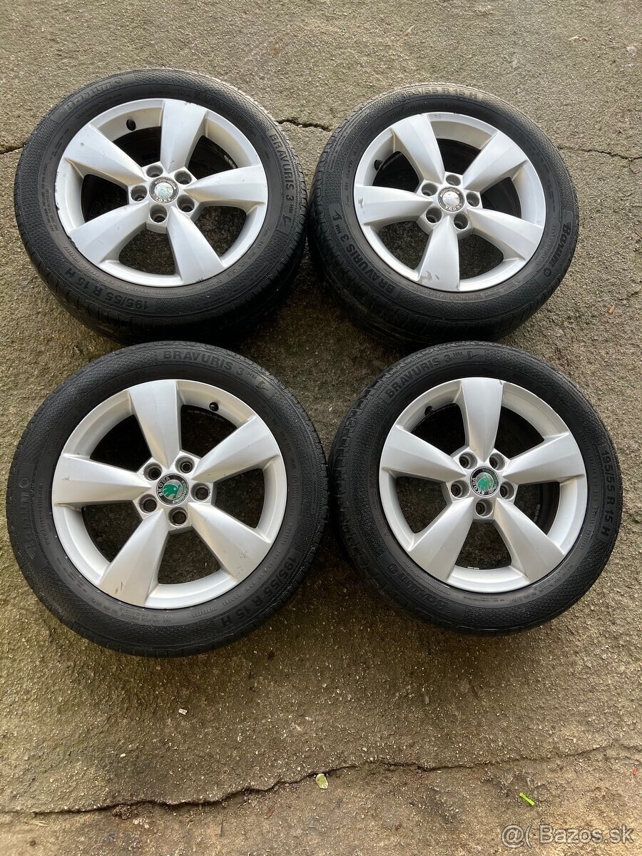 Disky škoda fabia 5x100 r15 - 3