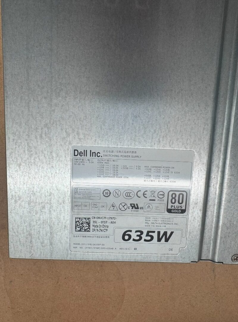 Predám použitý zdroj do počítača DELL Precision T3600 - 3