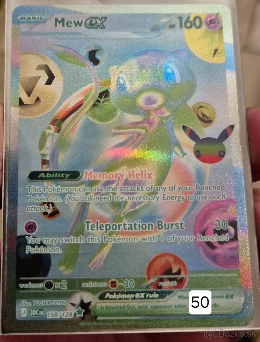 Pokemon karty z 30th výročia - 3