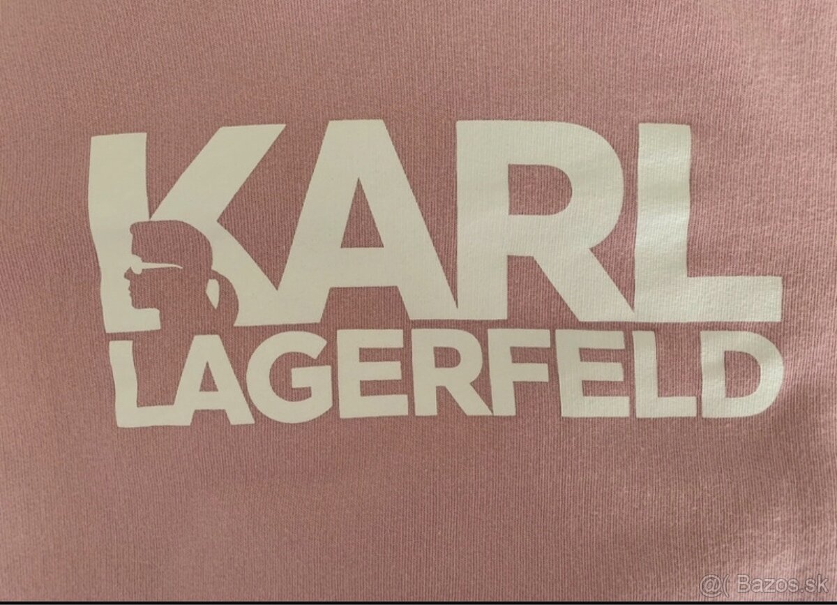 Ružové dámske mikiny Karl Lagerfeld a Calvin Klein - 3