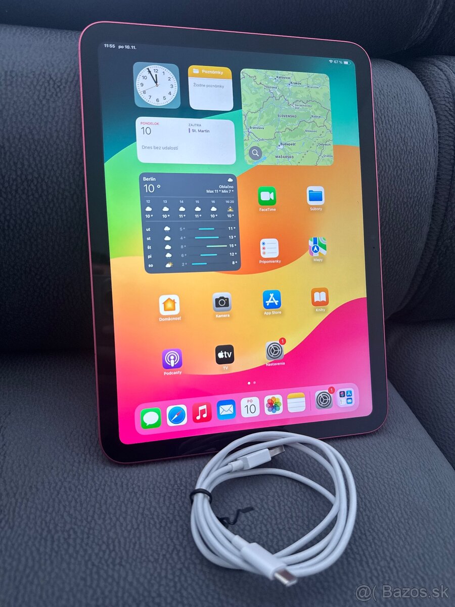 Nový Apple iPad 10.Gen 10.9”64gb Wifi Pink - 3