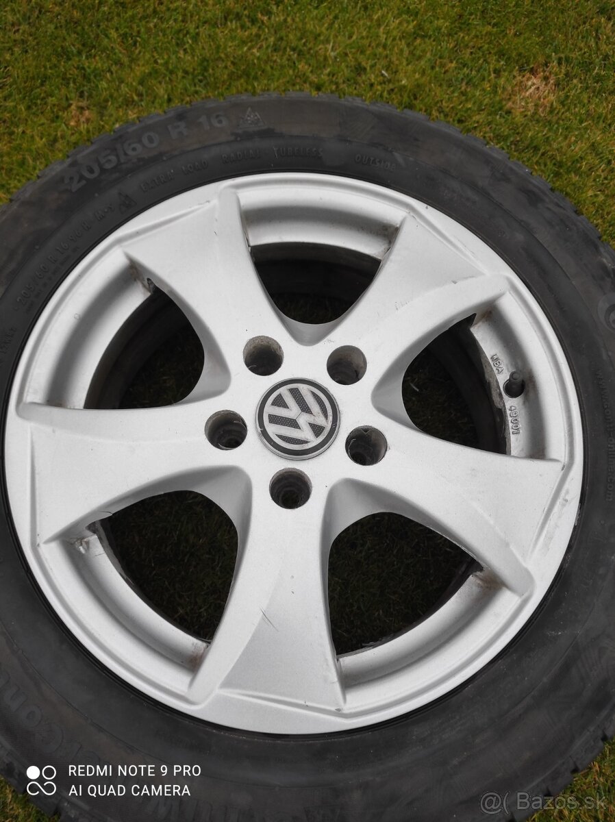 5x112 r16+zimné 205/60 r16 Vw, Skoda - 3