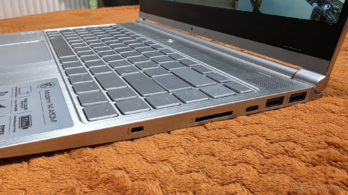 MSI MODERN 14, Intel i7 10510U, 32GB RAM, 512GB SSD NVMe - 3