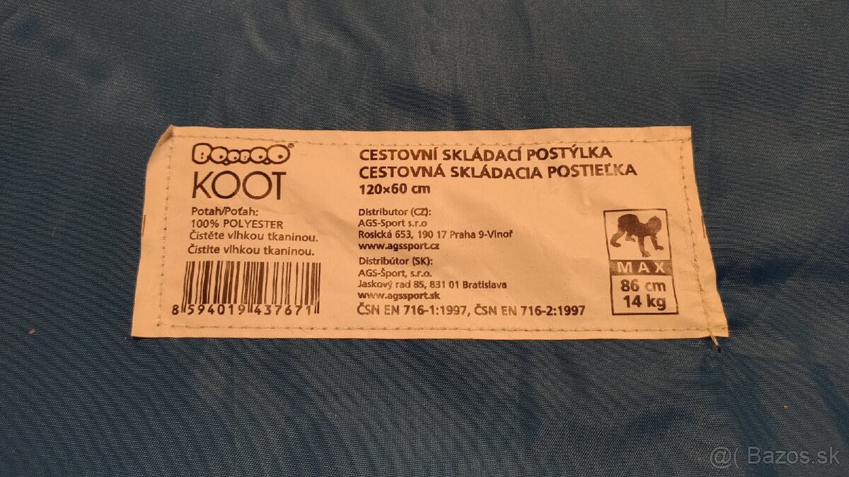 Cestovná detská postieľka - 3