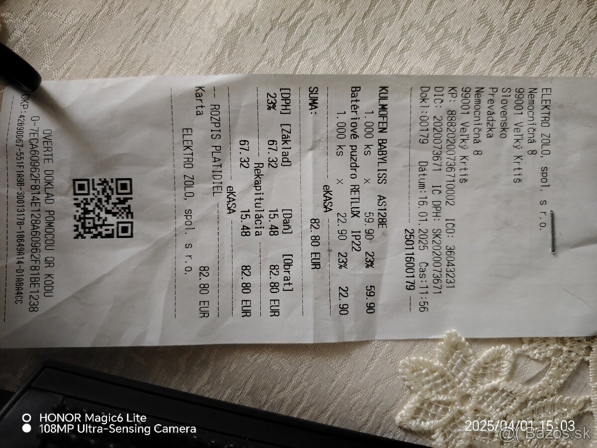 BaByliss Sušič/Kulmofén na vlasy - 3