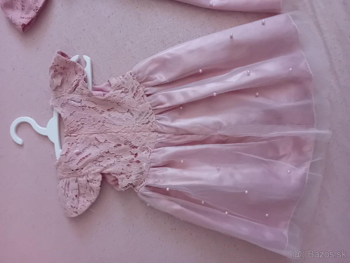 Šaty pre sestričky/družičky 92 a 110 - 3