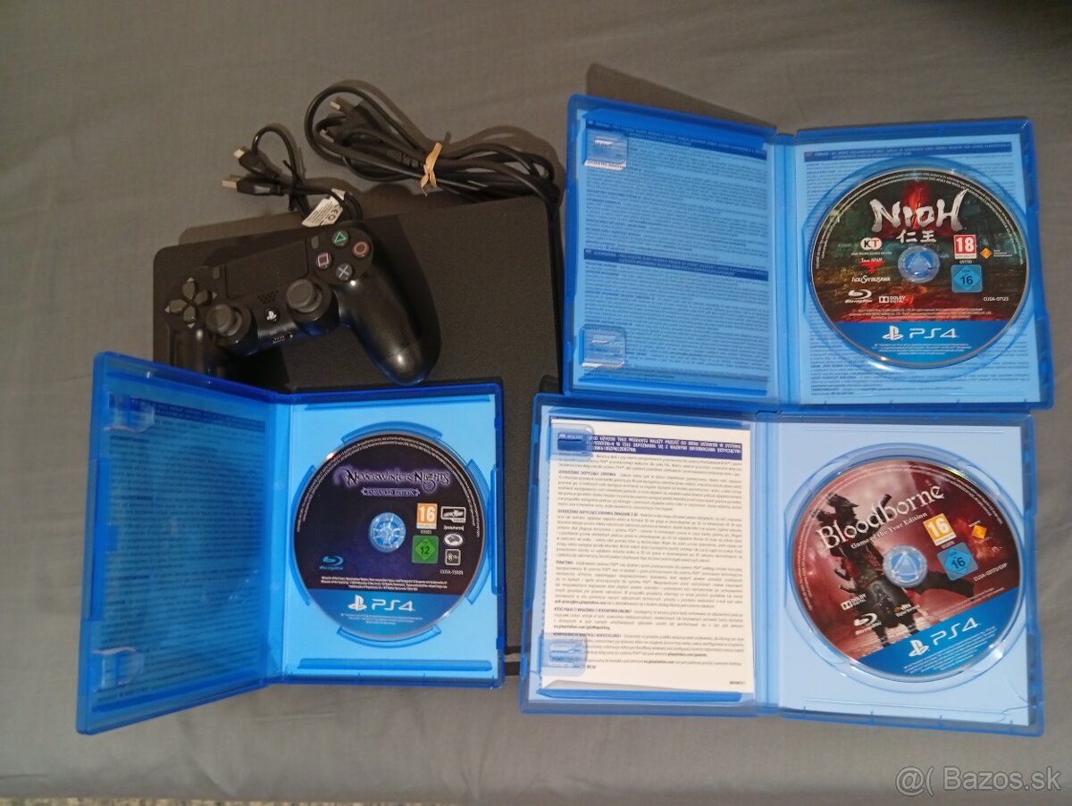 Predám PS4 Slim 1TB + 3 hry - 3
