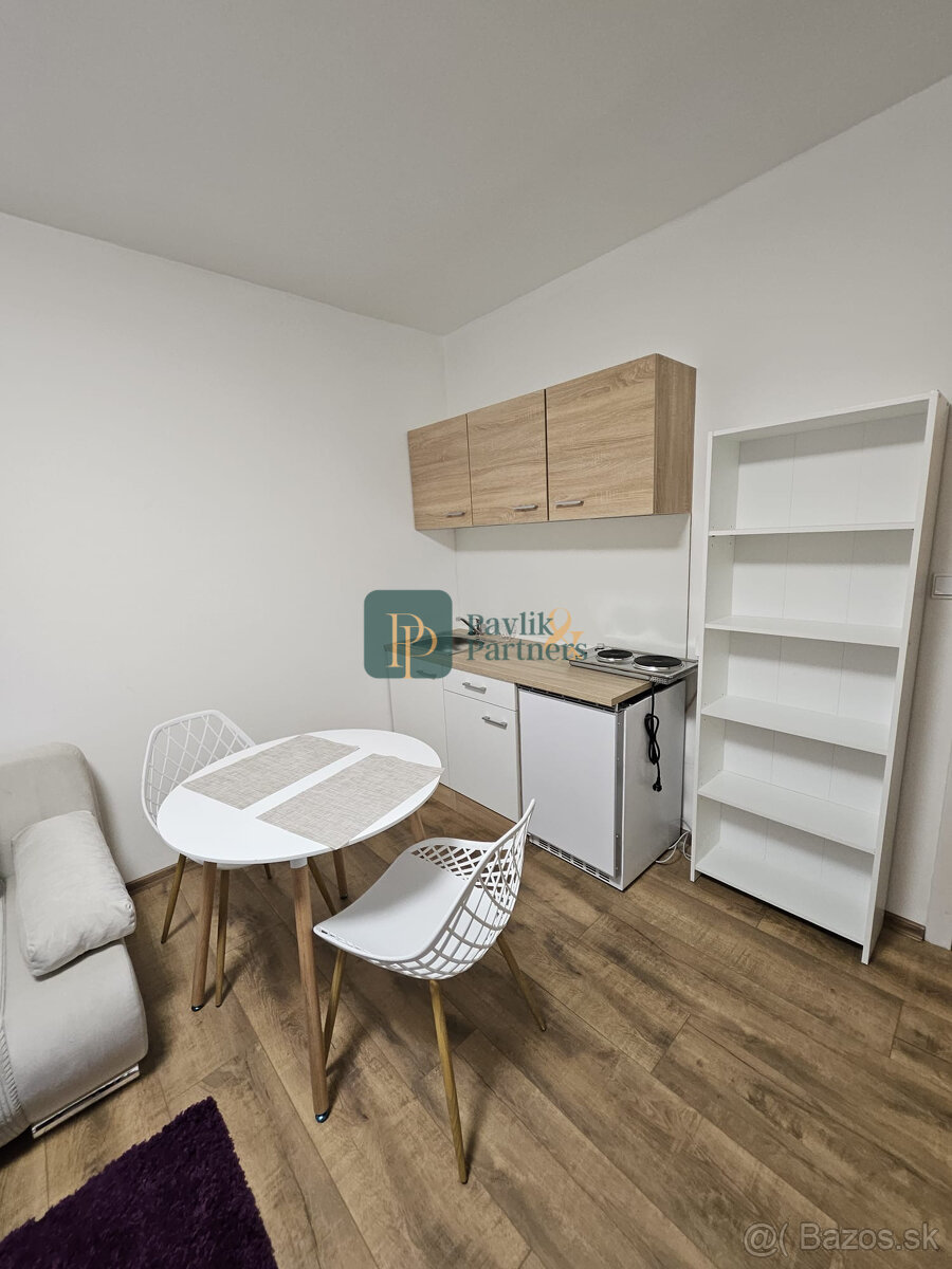 Prenájom zariadená garsónka, spodok Klokočiny - 3