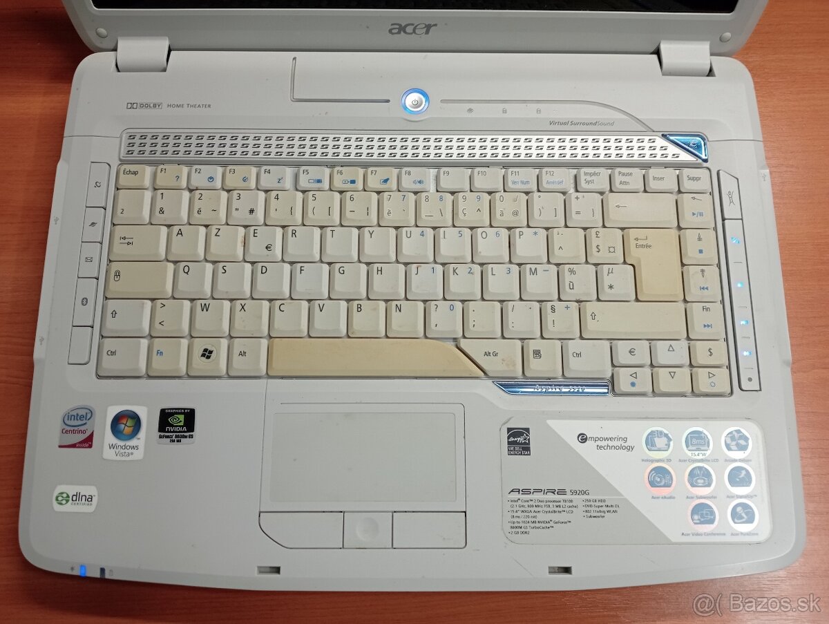 predám ACER ASPIRE 5920G , WINDOWS 7 32bit - 3