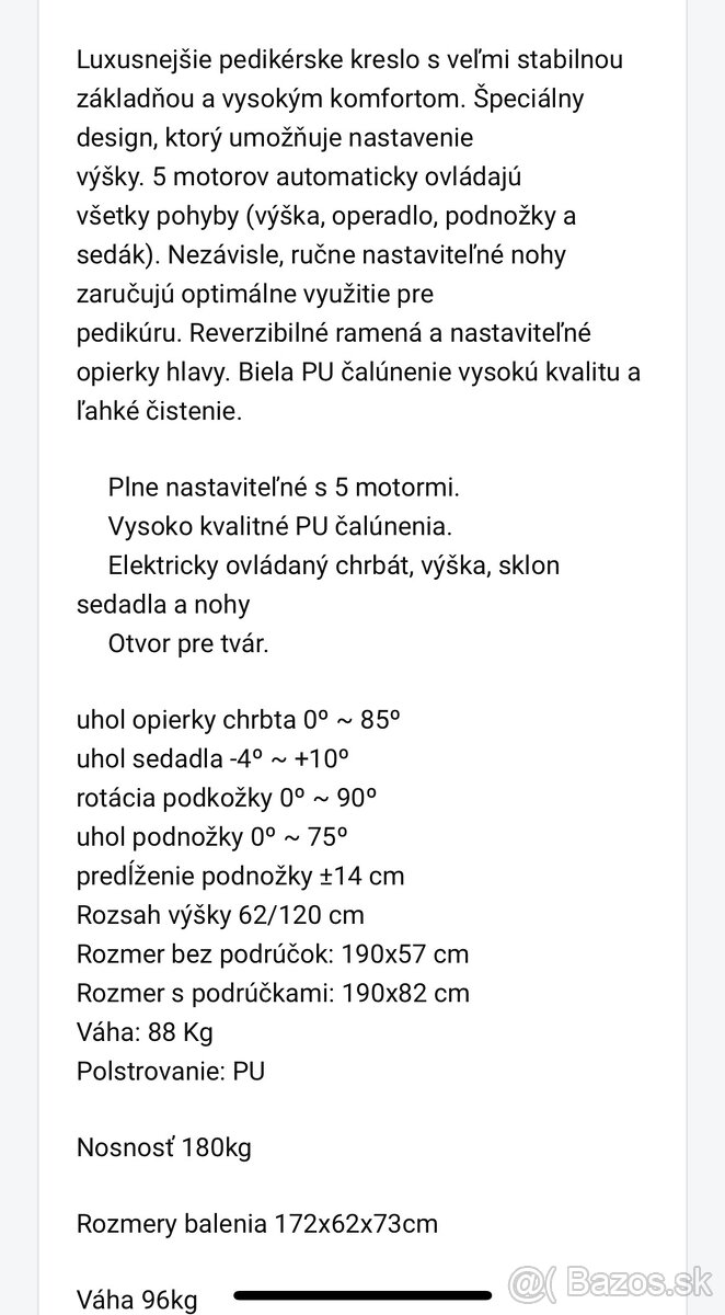 Pedikerske kreslo - 3