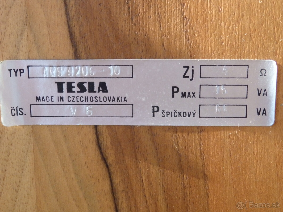 Predám reprosústavy tesla ARS 9206 - 3